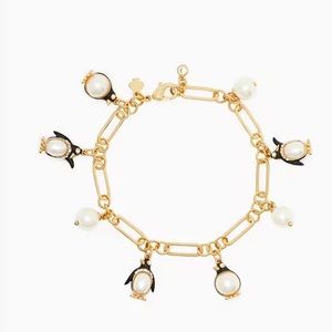 Lovely penguins pearl bracelet
